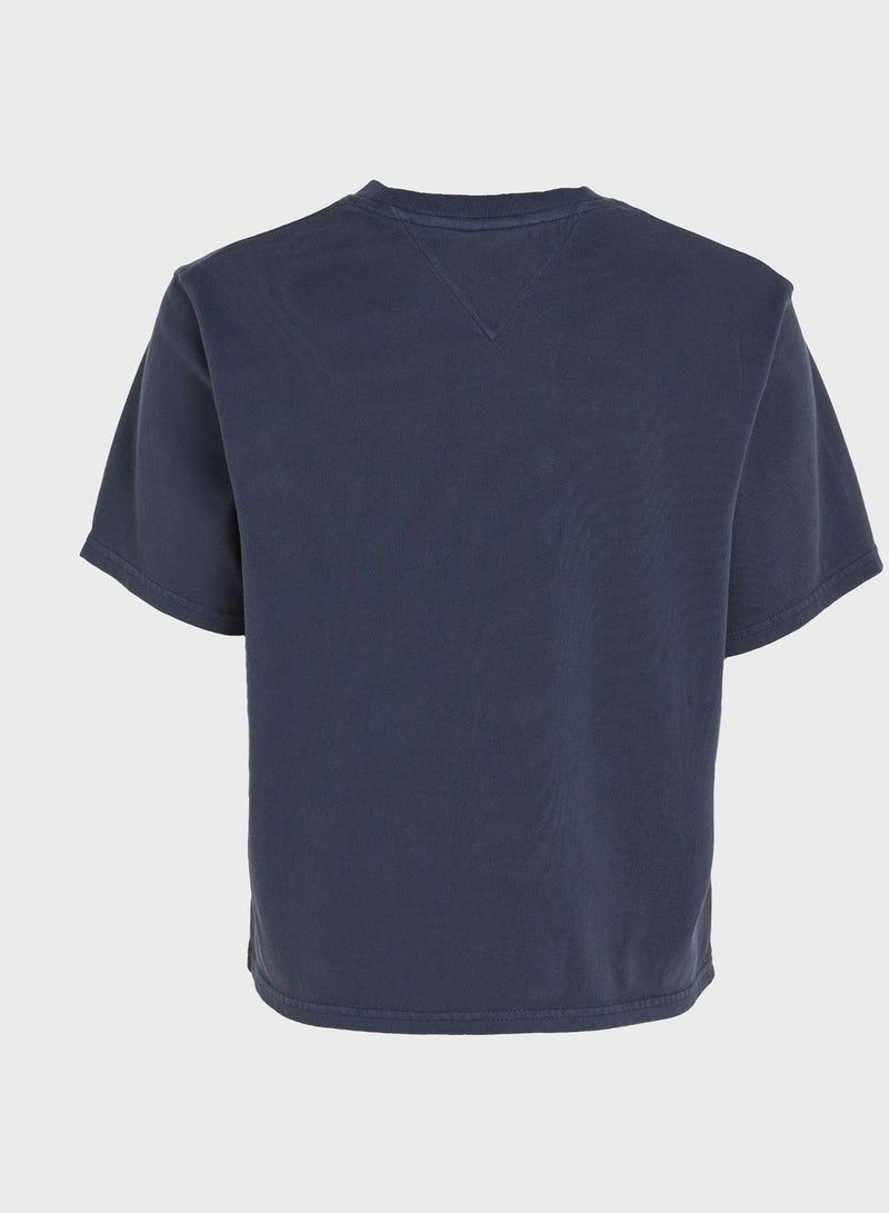 TOMMY JEANS Crew Neck Printed T-Shirt - Image 5
