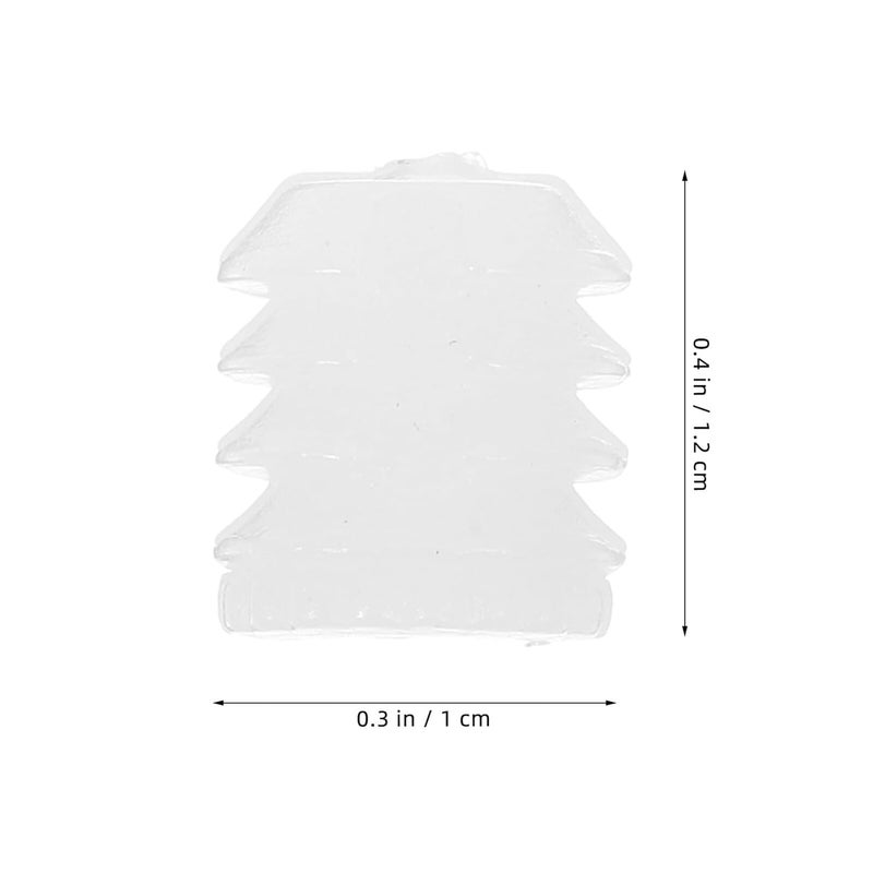VOSAREA 500pcs Cabinet Hinge Dowel Nuts with Threaded Self-Tapping Screw Connectors Furniture Insert Hardware for Cabinet Door Repair and Furniture Connecting Fittings - Image 2