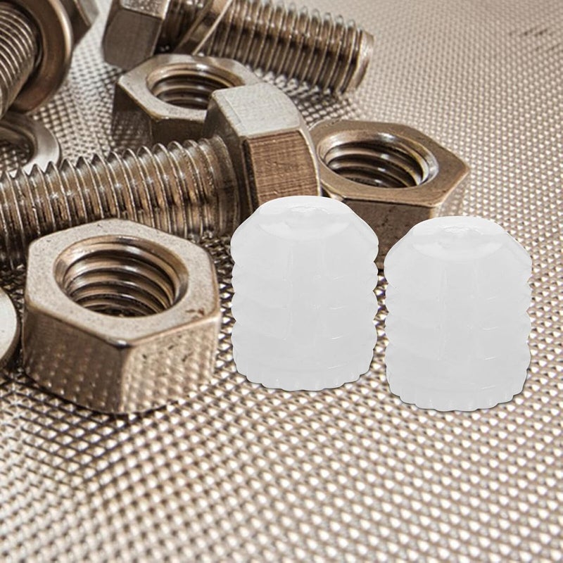 VOSAREA 500pcs Cabinet Hinge Dowel Nuts with Threaded Self-Tapping Screw Connectors Furniture Insert Hardware for Cabinet Door Repair and Furniture Connecting Fittings - Image 4