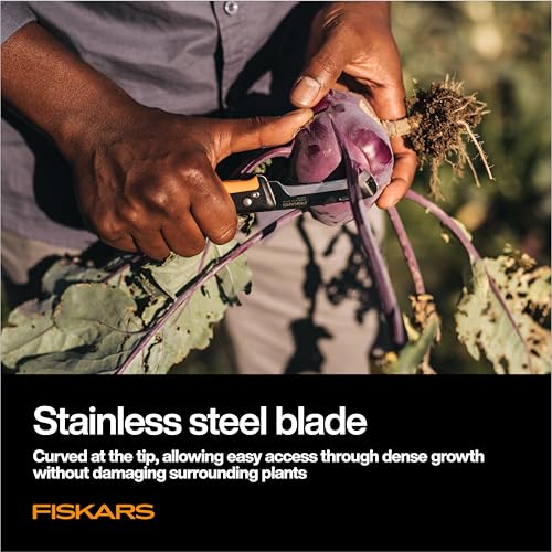 Fiskars سكين فيسكارس القابلة للطي لقطف المحاصيل، أداة يدوية للحدائق قابلة للطي بتصميم مريح - Image 3