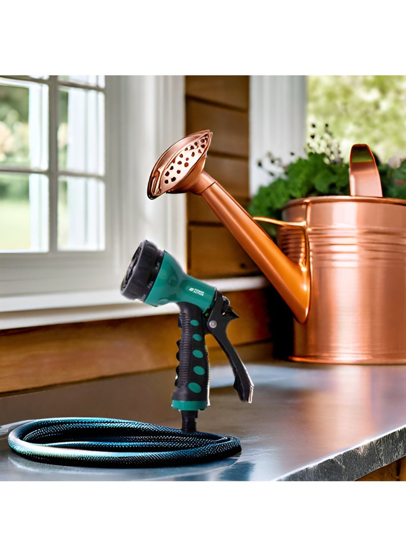 sulfar Power Action SG01 High Pressure Garden Hose Nozzle Water Spray Gun for Watering Plants, Car Wash, Flushing and Cleaning (Black & Green)  - Image 5
