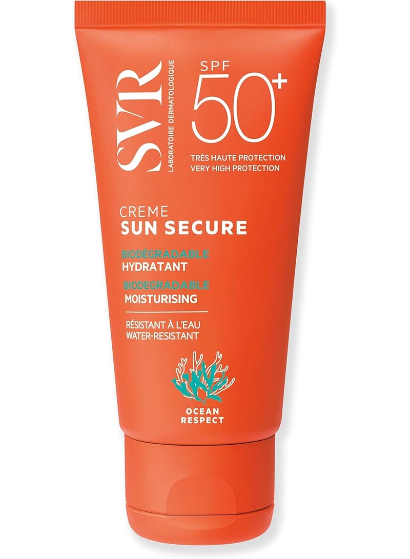 SVR Sun Secure - Crema Idratante SPF50+ Biodegradabile, 50ml