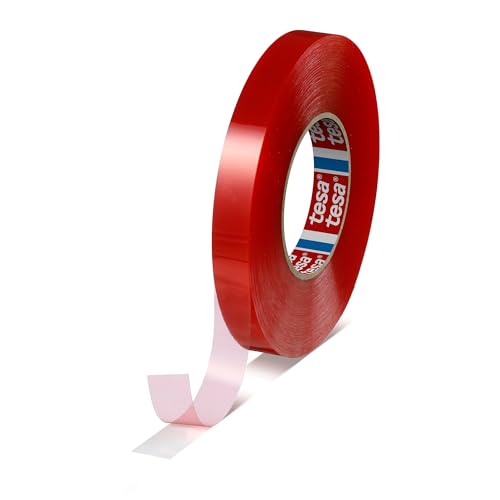 tesa 4965 Original Double-Sided PET Film Tape, Transparent, 1 in x 36 yd, 1 Roll - Image 1