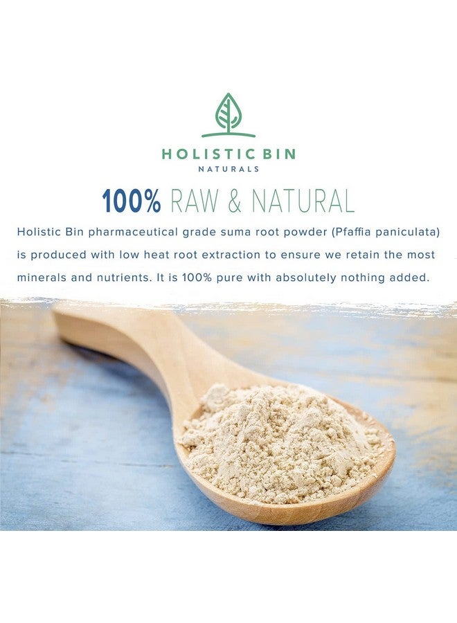 Holistic Bin Suma Root Powder Pure Wild Harvested Brazilian Ginseng Root Extract ; Adaptogen Powder For Tea & Smoothies ; Organic Vegan Non Gmo (50 Grams) - Image 3