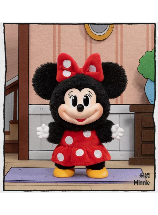 Plush Keychain - Minnie Mouse  A soft keychain featuring Disney's beloved Minnie Mouse, made from high-quality plush with an adorable cartoon touch.  🌟 Perfect for attaching to keys or bags, and makes a great gift for cartoon character collectors.  🎀 A cute and collectible design for fans of Minnie Mouse and cute accessories. - Image 1