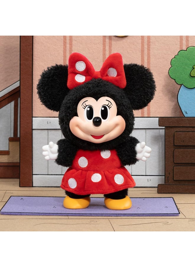 Plush Keychain - Minnie Mouse  A soft keychain featuring Disney's beloved Minnie Mouse, made from high-quality plush with an adorable cartoon touch.  🌟 Perfect for attaching to keys or bags, and makes a great gift for cartoon character collectors.  🎀 A cute and collectible design for fans of Minnie Mouse and cute accessories. - Image 2