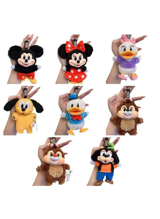 Plush Keychain - Minnie Mouse  A soft keychain featuring Disney's beloved Minnie Mouse, made from high-quality plush with an adorable cartoon touch.  🌟 Perfect for attaching to keys or bags, and makes a great gift for cartoon character collectors.  🎀 A cute and collectible design for fans of Minnie Mouse and cute accessories. - Image 4