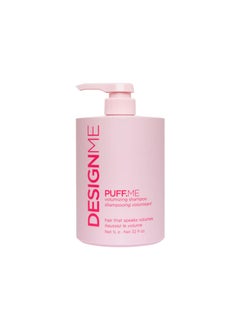 Design.ME PUFF.ME Volumizing Shampoo by DESIGNME | Shampoo Hair Volumizer with Sunflower Seed Oil Adds Body & Bounce | Color-Safe Volumizing Shampoo for Fine Hair | Paraben & Sulfate Free Shampoo 