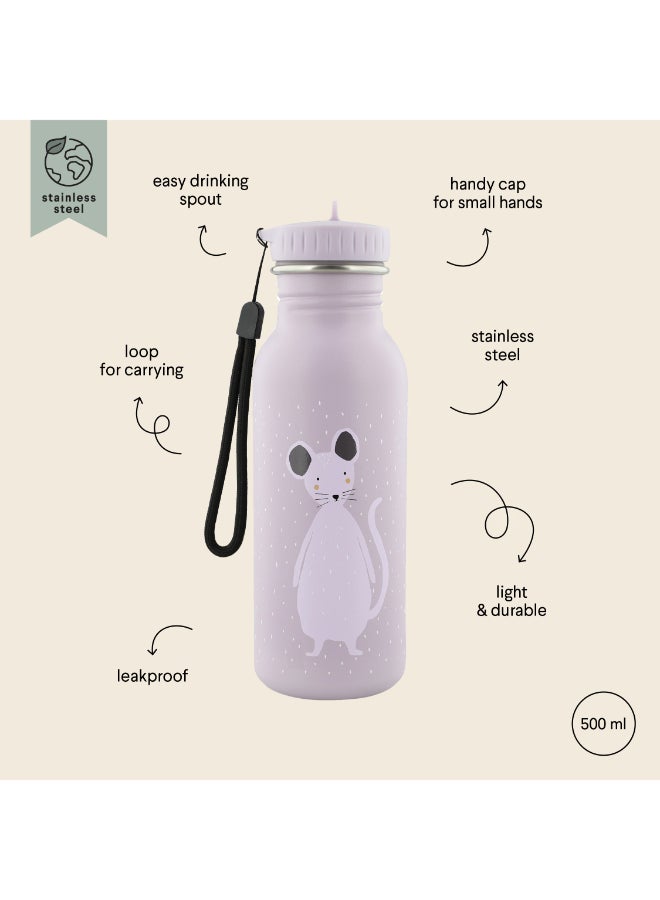Trixie Stainless Steel Water Bottle - 500ml - Mrs. Mouse - Image 4