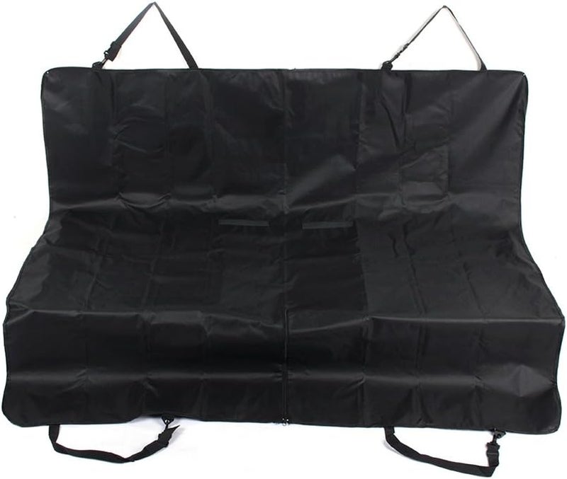 Pet Car Seat Cover, Universal Back Seat Hammock for Dogs and Cats, Foldable Dog Car Mat with Adjustable Straps, Easy - Clean Protector Blanket for Travel - Image 1