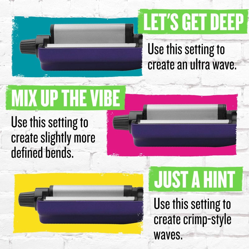 Bed Head A Wave We Go Tourmaline Ceramic Adjustable Hair Waver | Create Different Types of Waves - Image 5