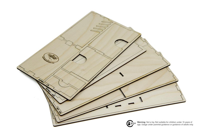 The Broken Token Game Organizer Compatible with King of Tokyo - Wooden Game Organizing Box with Multiple Trays - Image 5