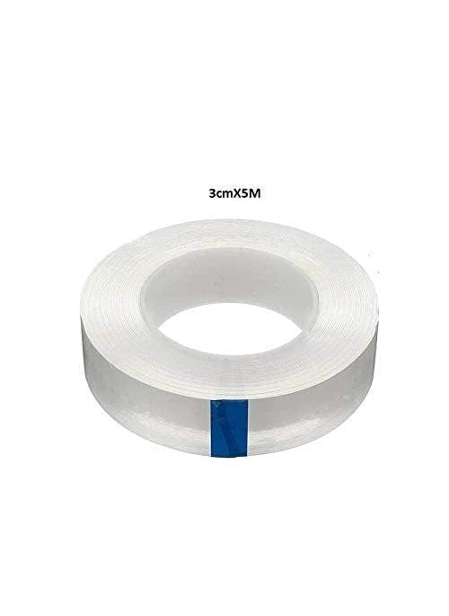Kitchen Tape Waterproof Transparent Caulking Tape Silicone Tape For Kitchen And Bathroom Tape Transparent Acrylic Waterproof SelfAdhesive Tape 5 Meter 1 Pack  - Image 2