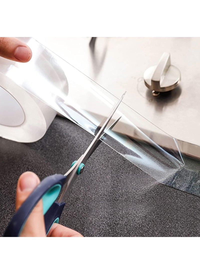Kitchen Tape Waterproof Transparent Caulking Tape Silicone Tape For Kitchen And Bathroom Tape Transparent Acrylic Waterproof SelfAdhesive Tape 5 Meter 1 Pack  - Image 5