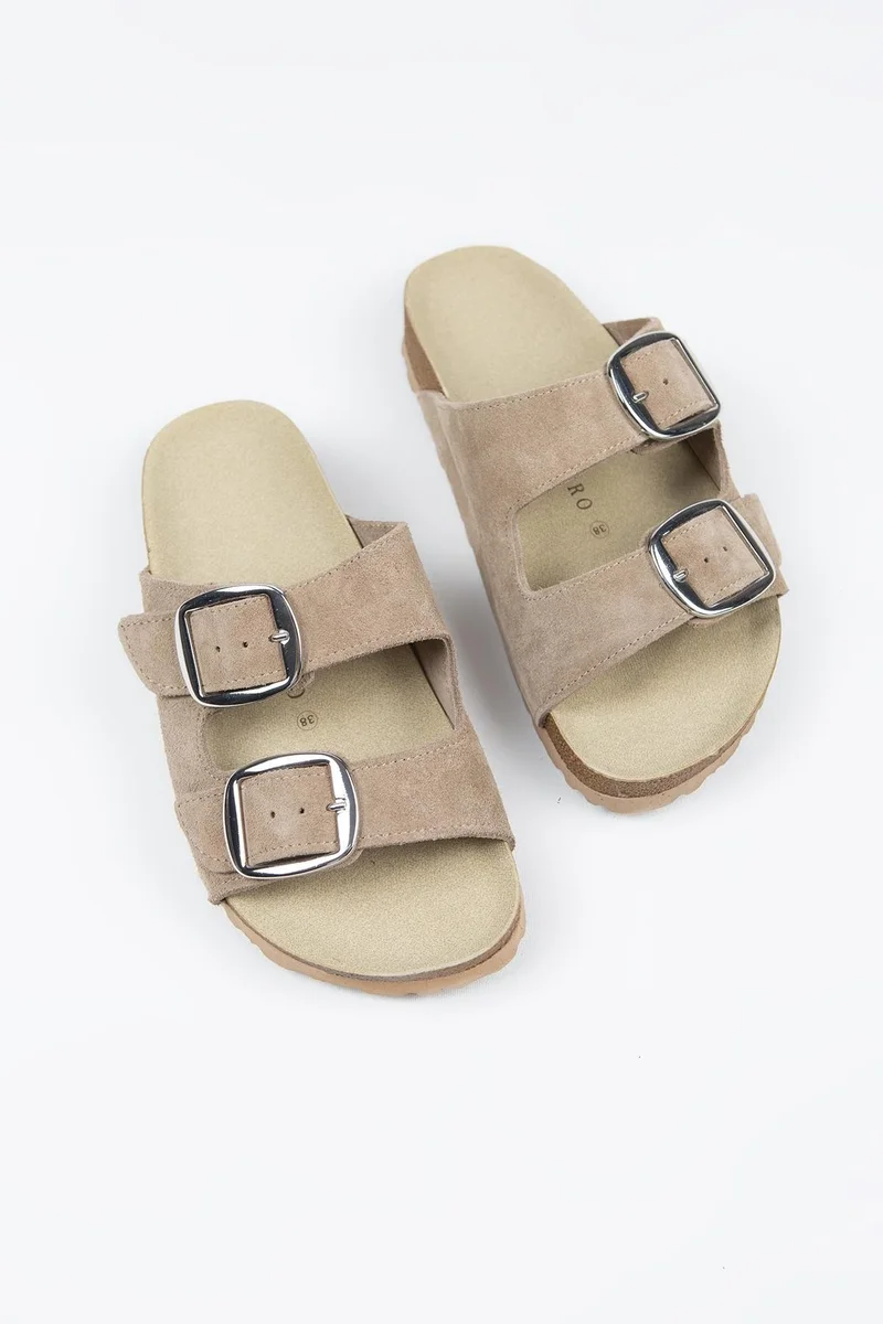 Manijero Manijero Irene Women's Mink - Silver Buckle Double Buckle
