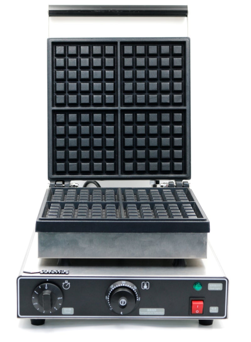 Grace Commercial Square  Waffle Make r 4 Slice Belgian Square Waffle Machine - Image 3