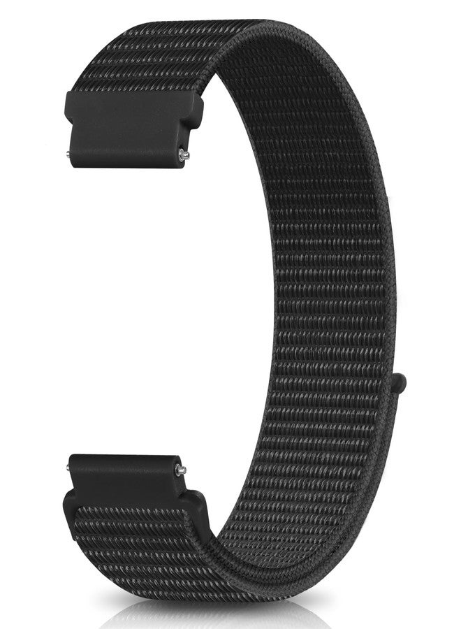 Dirrelo 22mm Nylon Quick Release Bands Compatible with Garmin Venu 3 Watch Band Venu 2, Soft Flexible Breathable Sport Band for Forerunner 255/255 Music/265/955, Approach S70 47mm Vivoactive 4 Women Men - Image 1