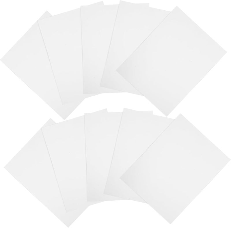 Neat shape Veemoon 10pcs Blank Foam Poster Board Large Foam Thick DIY Craft Boards for Painting Assorted natural tone picks - Image 1