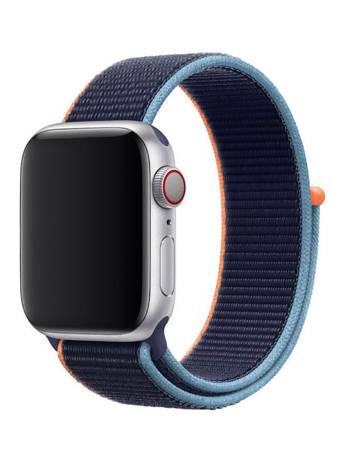 NIBEMINENT Replacement Band For Apple Watch Series 1/2/3/4/5/6/SE Blue - Image 1