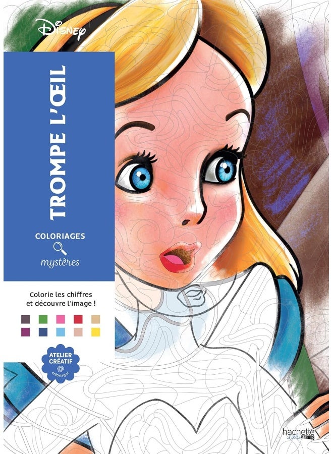 Coloriages Mystères Disney Trompe l'oeil: Coloriez et découvrez un nouveau personnage - Image 1