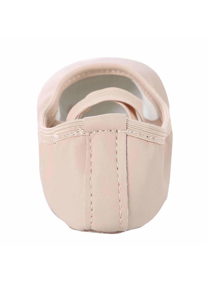 Dynadans Soft Leather Ballet Shoes/Ballet Slippers/Dance Shoes (Toddler/Little/Big Kid/Women) …, Nude, 6.5 Big Kid - Image 3