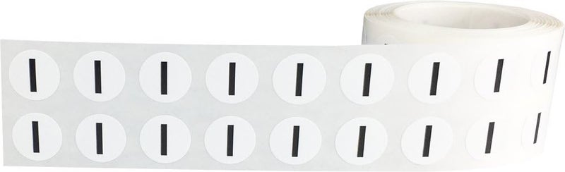 InStockLabels.com Letter I Inventory Labels .5 Inch Round Circle Dots 1,000 Adhesive Stickers - Image 2