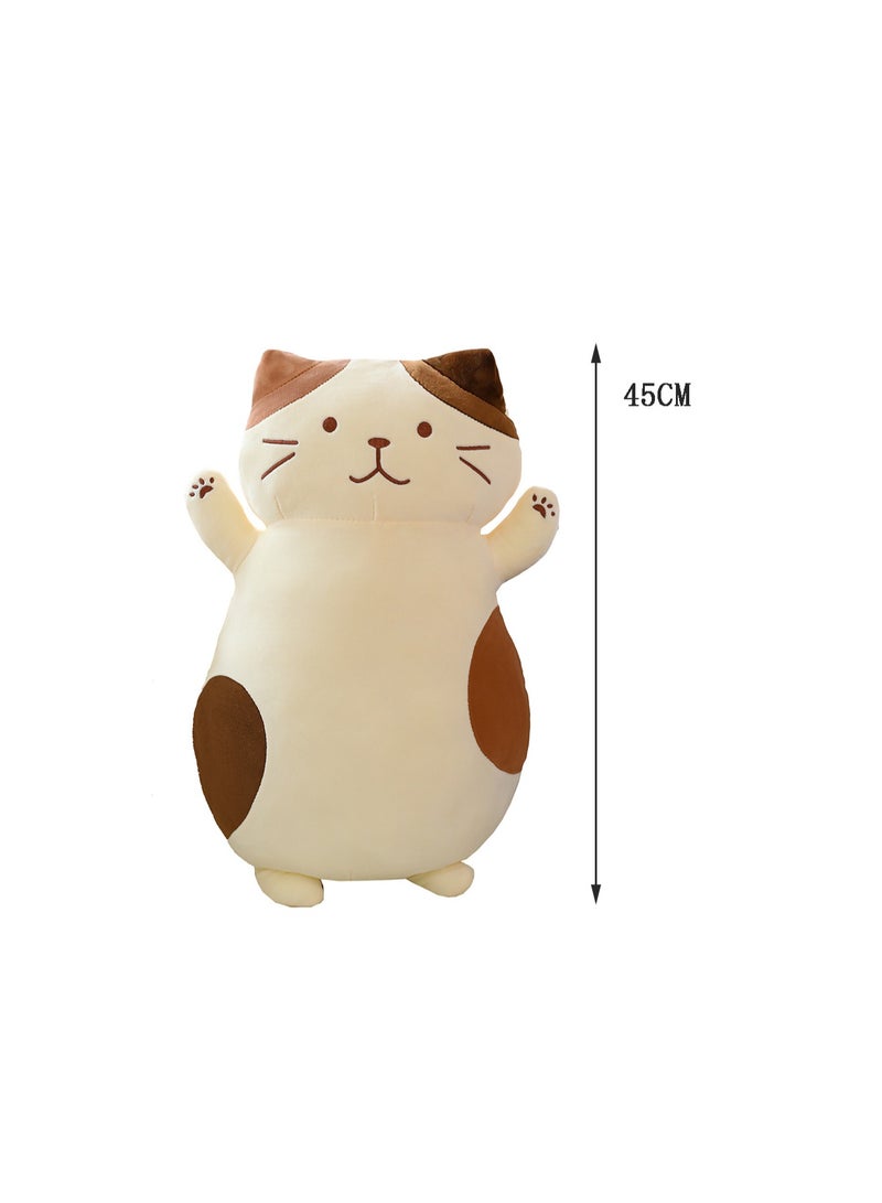 45 CM Cute Cat Plush Toy Soft Stuffed Cartoon Animals Doll For Girls And Boys All Ages Gift - Image 2