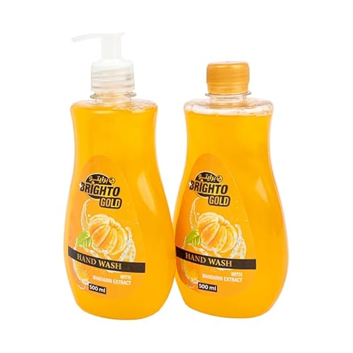 Brighto Mandarin Orange Hand Wash 500 ml 1+1