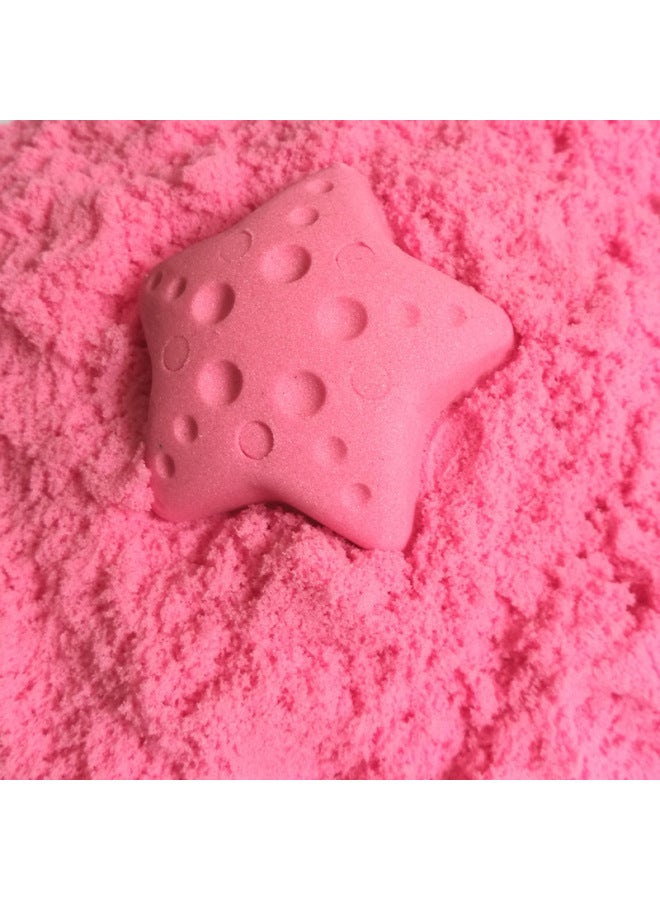 Color Space Toy Sand Set Children's Toy Clay Color Sand Bulk Educational Early Education DIY Toy Mars Sand-Color:Green 5kg Package (4kg Sand +72 Mold +60*45 Sand Table + Chinese Box)-Specifications:4Kg Pure Sand +72 Mold + Medium Storage Box + Sand Table - Image 4