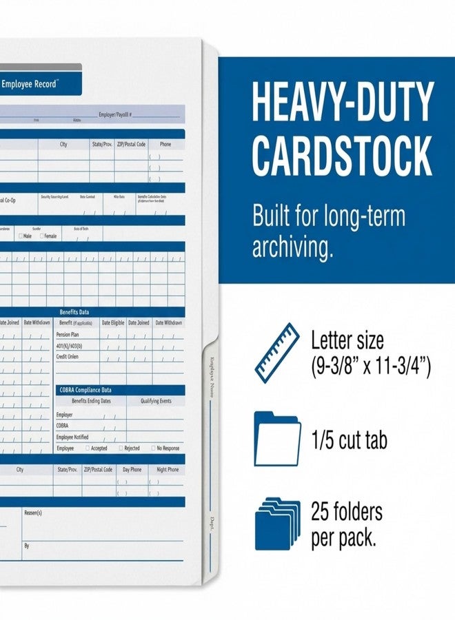 Complyright Confidential Employee Record Folder | 25 Pack - Image 4