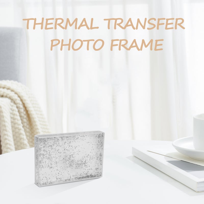 Glitter Picture Frame DIY Party Photo Frame Blank Photo Frame Desktop Photo Frame - Image 3