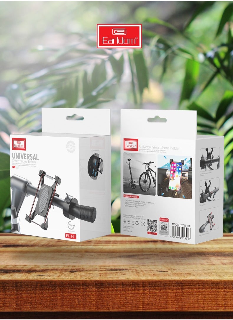 Earldom - Universal Bike Phone Holder – Secure, Adjustable Mount for Phones, Perfect for Bicycles and MotorcyclesCycle Mount - Image 1