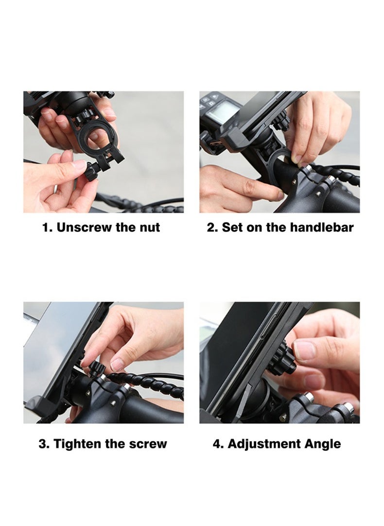 Earldom - Universal Bike Phone Holder – Secure, Adjustable Mount for Phones, Perfect for Bicycles and MotorcyclesCycle Mount - Image 1