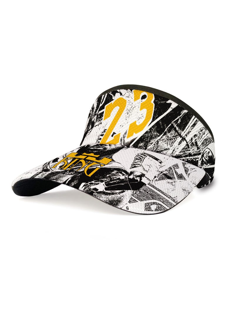 KUYING Summer Sunscreen Open Cap Basketball Fans Outdoor Sports Sunshade Open Cap Baseball Hat