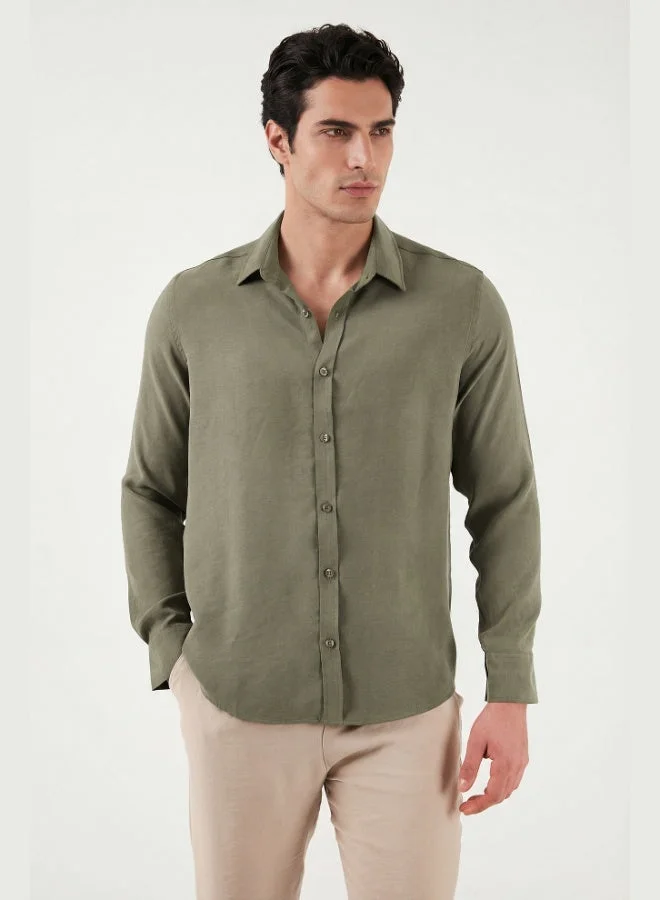 Buratti  Buratti Regular Fit Classic Collar Long Sleeve Shirt Men's SHIRT CF26S121640 for Men | Best Price UAE