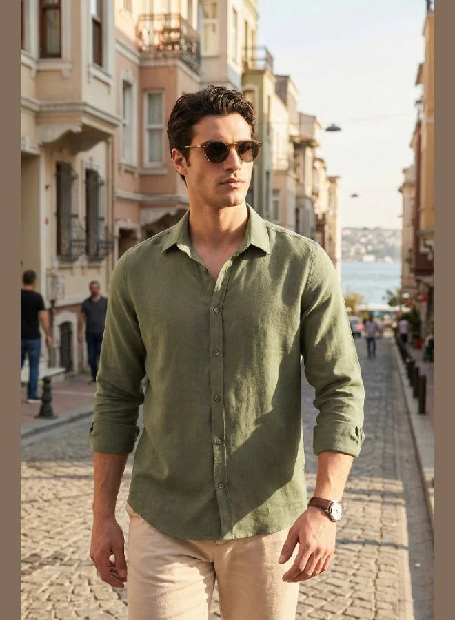 Buratti  Buratti Regular Fit Classic Collar Long Sleeve Shirt Men's SHIRT CF26S121640 for Men | Best Price UAE