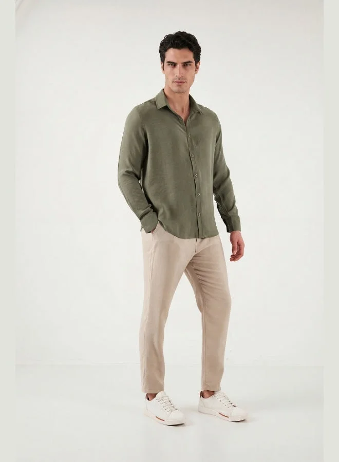 Buratti  Buratti Regular Fit Classic Collar Long Sleeve Shirt Men's SHIRT CF26S121640 for Men | Best Price UAE