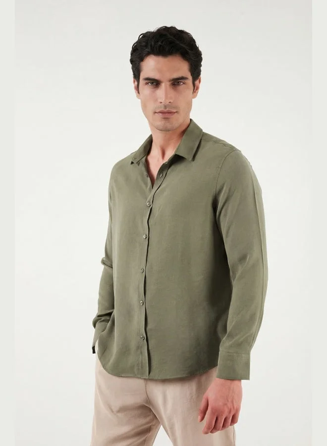 Buratti  Buratti Regular Fit Classic Collar Long Sleeve Shirt Men's SHIRT CF26S121640 for Men | Best Price UAE