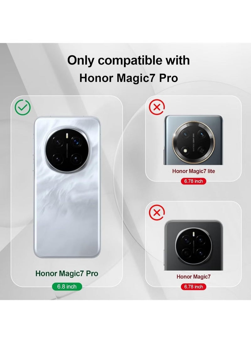 MUNTAQI Soft Silicone Case for Honor Magic 7 Pro 5G (6.8-Inch) – Ultra-Thin, Shockproof & Anti-Scratch Protective Cover with Camera Protection, Flexible TPU, Durable & Lightweight Design – Green - Image 2