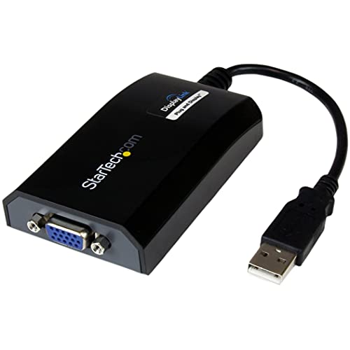 StarTech.com USB to VGA Adapter, External USB Video Graphics Card for PC and MAC, 1920x1200 - replacement for USB32VGAPRO - Image 1