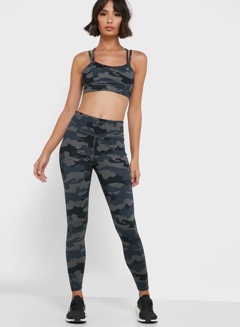 Calvin Klein Sports Camo Tights