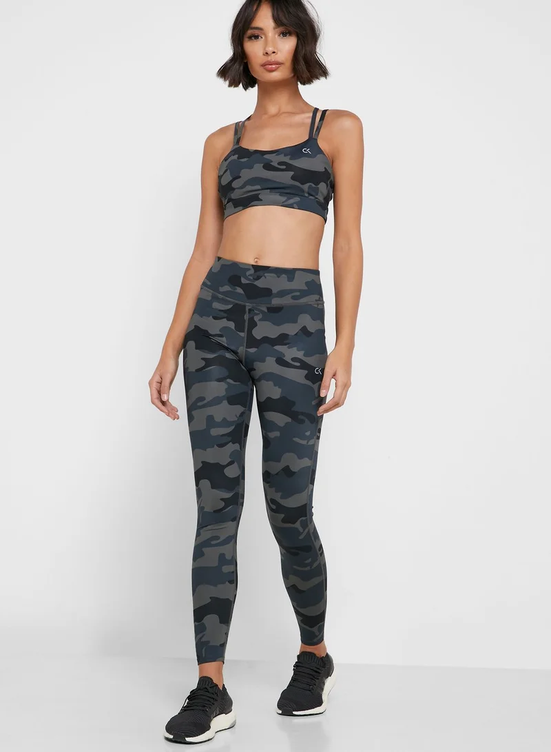 Calvin Klein Sports Camo Tights