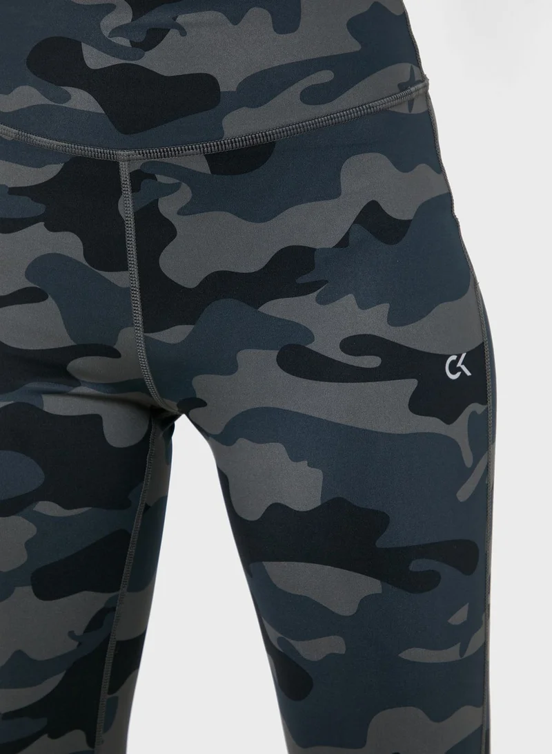 Calvin Klein Sports Camo Tights