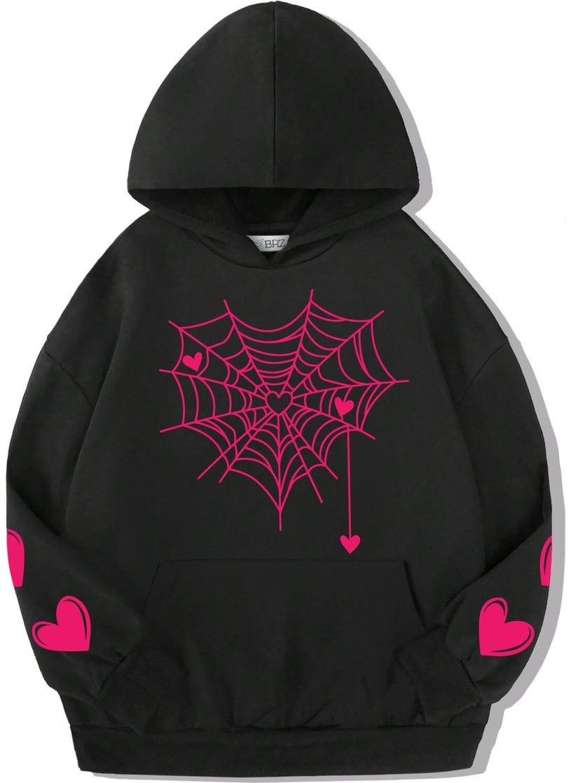 BRZ Collection - Kids Love Spider Hoodie - Image 1