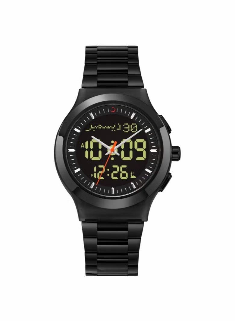 الفجر ساعة يد رقمية مقاومة للماء للرجال WB-32BB - Image 1