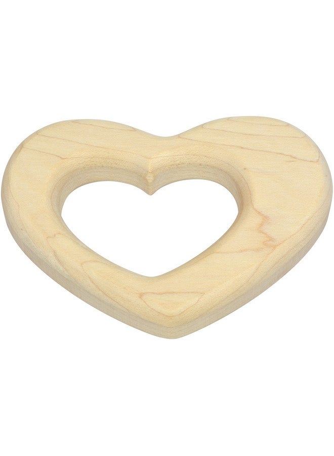 Heart Shaped Maple Teether - Made in USA