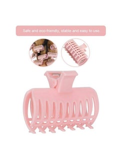 Sonew Hot Roller Clips Hair Curler Clip Hair Roller Claw Clips Fixing Clamp Holding Section Claw Hairdressing Tool 15Pcs/Set Pink(Pink)  - Image 3