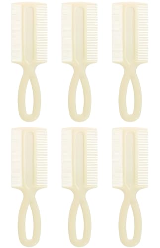 Comfort Axis Double-sided Fine Tooth Baby Comb, 6 Pack - Image 1