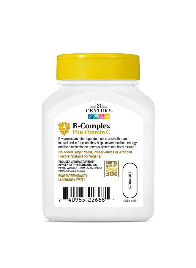 21st Century Healthcare, B Complex Plus Vitamin C, Tablets 100 Count (Pack of 1) - Image 5