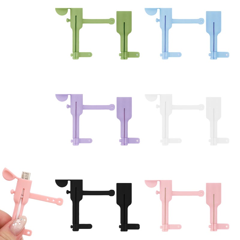 Pretwad 6 Pairs Silicone Charger Cable Protectors - Universal 3-in-1 Non-Slip Cord Saver, Double-End Silicone Data Cable Protection Cover Cord Organizer, Charger Cables Protector for Home Wrap Accessories - Image 1